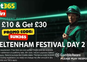 Get £30 bonus for Cheltenham Festival Day 2