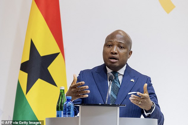 Ghana has been tasked with leading on the issue, with its foreign minister Samuel Okudzeto Ablakwa telling an AU summit: 'By standing together at the United Nations, we signal to the world that Africa will no longer allow the scale of its historical suffering to be minimised'