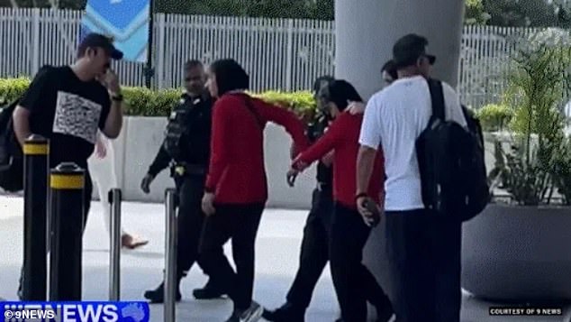 One disturbing video published online on Tuesday appeared to show players forcing their teammate onto a bus