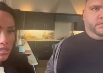 Katie Price reveals Harvey has smashed up her car and cracked windscreen after getting distressed by bumpy road