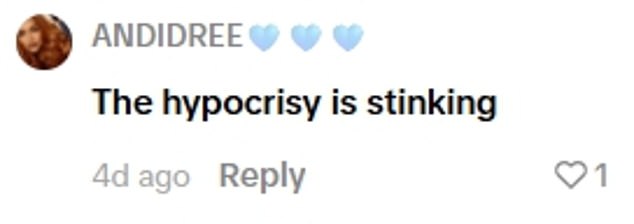 The comments also raised eyebrows among fans as Jess herself has previously worn the style multiple times over the years (Jess pictured in 2020)