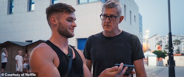 The synopsis for Louis Theroux: Inside The Manosphere reads: 'With rare access and no holds barred, the acclaimed documentarian investigates a growing ultra-masculine network and its controversial influencers'