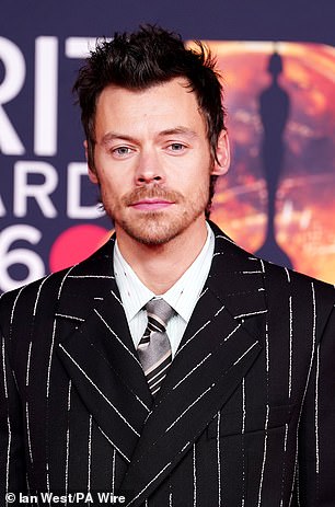 The actor's outfit looked strikingly similar to Harry's red carpet look at the BRITs last month