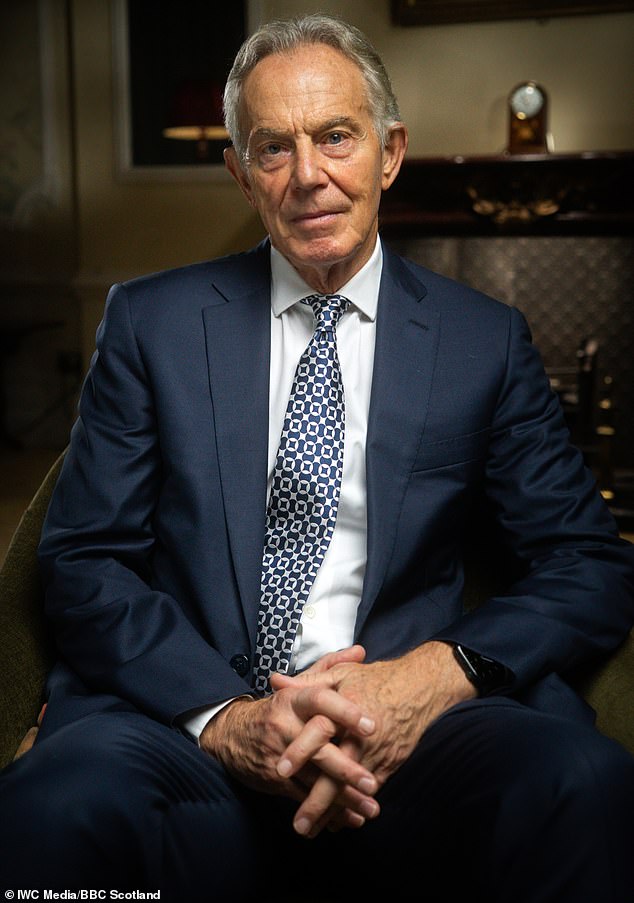 Sir Tony Blair has said meeting with families convinced him that he had to implement a total ban