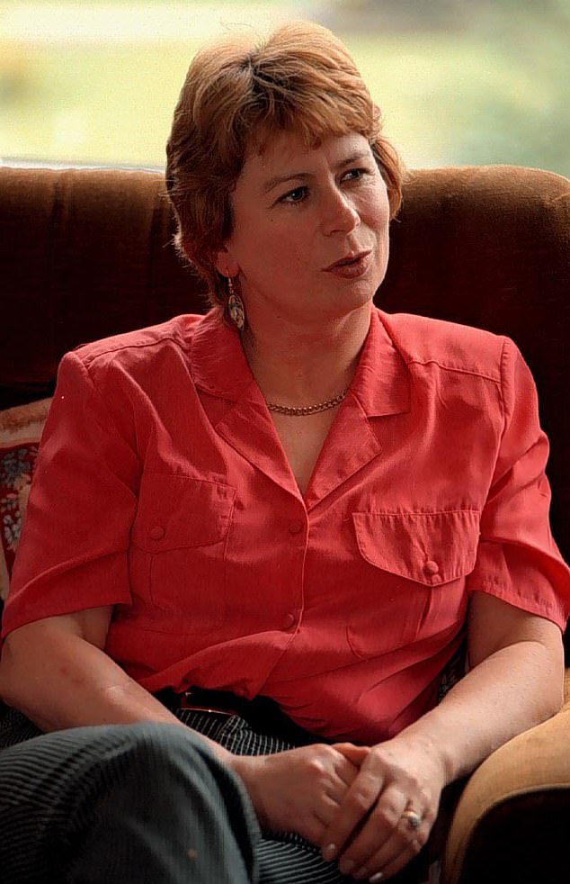 Eileen Harrild is pictured is 1999 as she reflects on the anti-gun campaign after the massacre