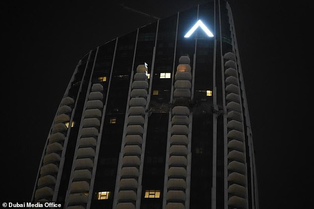 A high-rise building burst into flames on Thursday morning. High-rise hotels, with rapidly dwindling occupancy, have been ordered to close rooms above the tenth floo