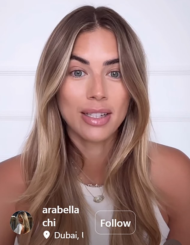Those who fail to obey the edict are finding out just what it means to upset the Emiratis (Pictured: Arabella Chi in a social media video)