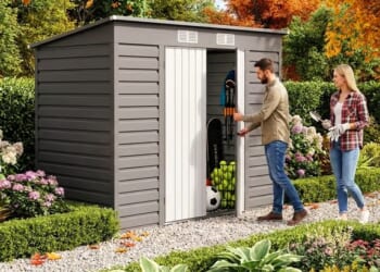 I’ve spotted a 6ft steel shed slashed by 66% to £124 at a bargain retailer — time to get your garden storage sorted