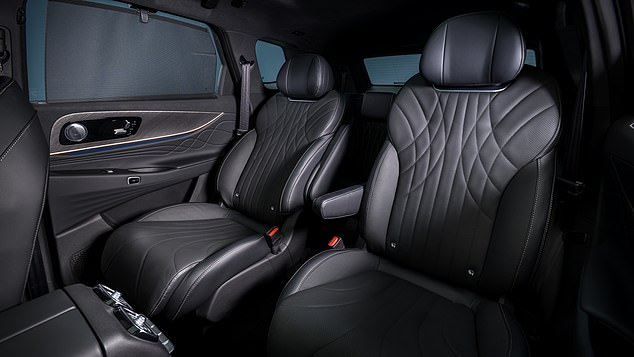 Drivers choosing the six-seat Executive model can also enjoy four heated, ventilated and massaging chairs and two foldable seats
