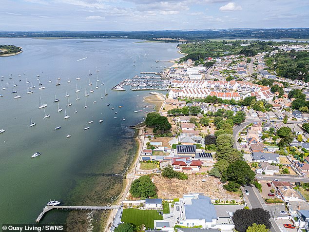 Branksea Avenue is quiter than famous Sandbanks, nearby, but boasts equally as impressive views