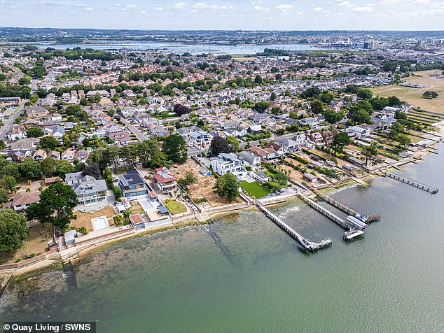 The plot has access to a jetty, which provides seamless access to Europe's largest natural harbour