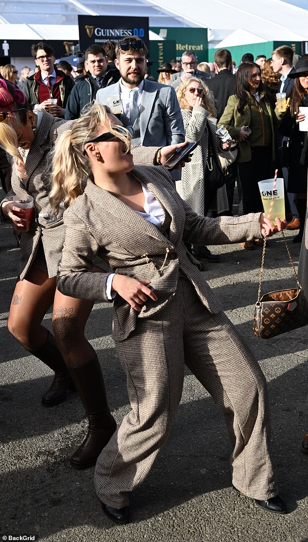 Dancing queen: The decades-old title, Ladies Day, has made a triumphant comeback with revellers voting with their feet on the decision