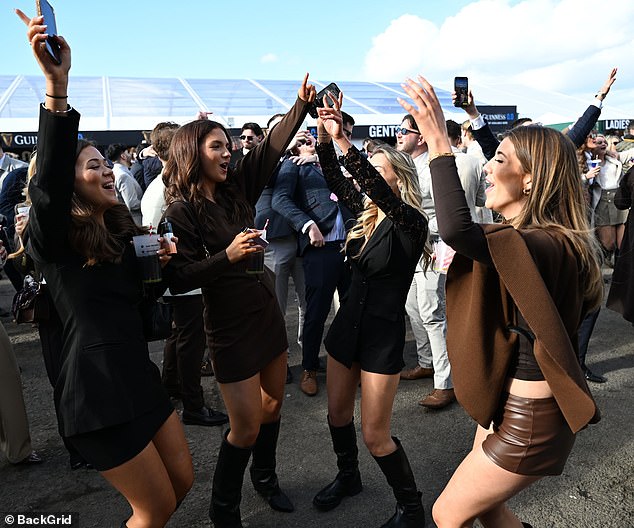 All the ladies: Racegoers show off their best moves as Ladies Day made a comeback