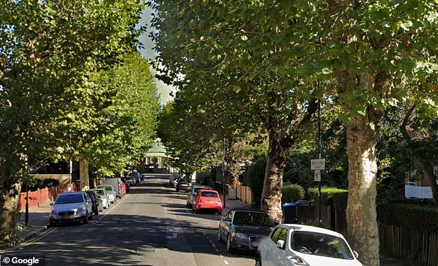The council signs were on Christchurch Avenue in Kilburn, North West London (file picture)