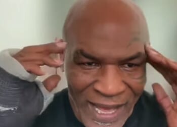 'We'll see' - Mike Tyson spotted in cast and plunges Floyd Mayweather mega-fight into doubt with cryptic injury update