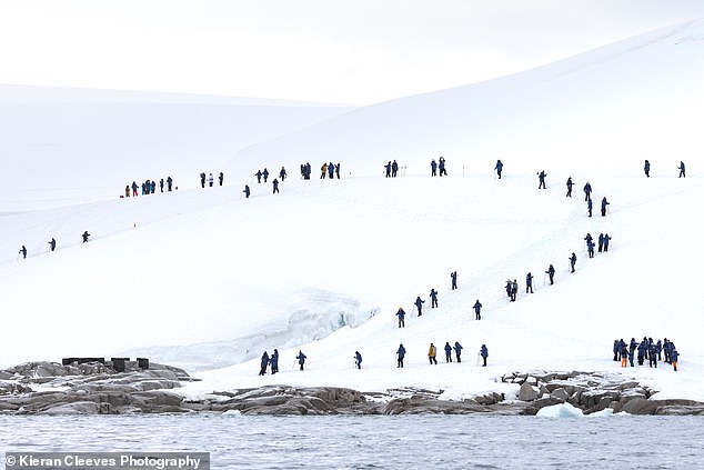 HX Expeditions has strict rules in place about how many people can take part in a 'landing' at once, to prevent overcrowding