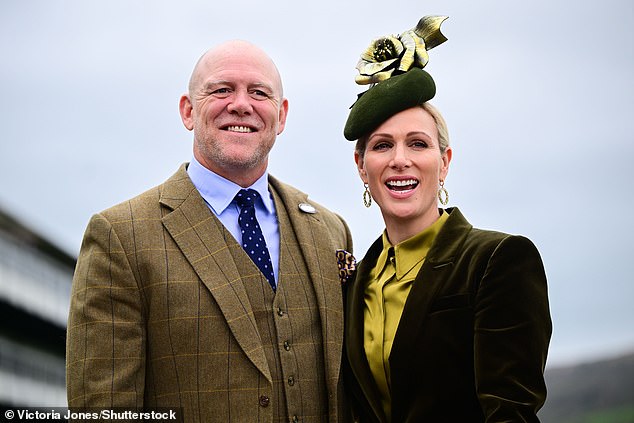 Mike and Zara Tindall looked glamorous as they showed up in complementary looks
