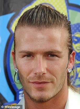 David was famed for his angular jaw and sharp cheekbones