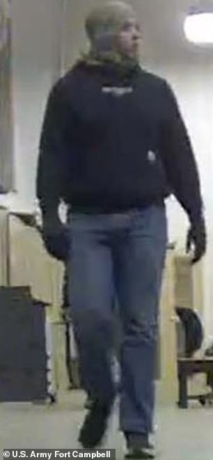 Another suspect wearing gloves was released along with announcement of the $5,000 reward