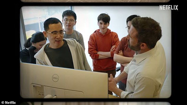 In a statement, Affleck said he 'couldn't be happier' with the Netflix deal after quietly founding the LA-based company in 2022 with a 16-person team of engineers, researchers and creatives