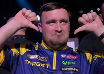 Luke Littler 'gives it back to' fans with brutal Nottingham Forest jibe after raging at Premier League darts whistlers