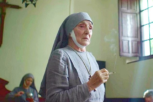 The star - who played Princess Alice of Battenberg in the Netflix royal drama (pictured) - passed away on March 5