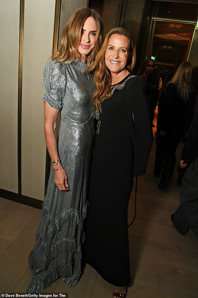 Trinny posed with India Hicks