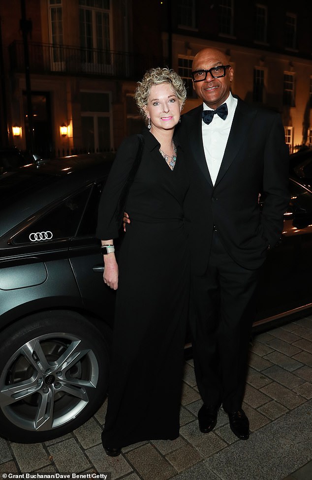 Fiona Hawthorne and Colin Salmon were also in attendance