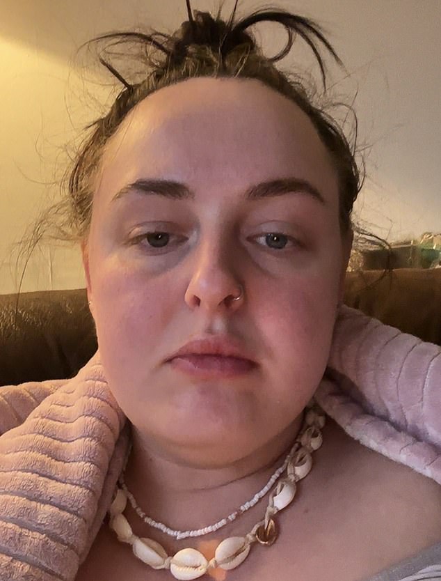 Bethany on Day 1 of her sobriety after years of irritable behaviour and increasing isolation