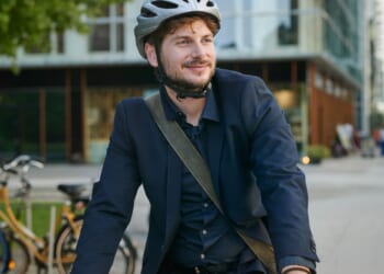 Half of cyclists do NOT wear helmets as they are 'uncool' or mess up hair, poll reveals
