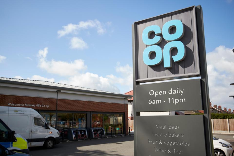 co-op retail food store mossley hill liverpool merseyside england uk