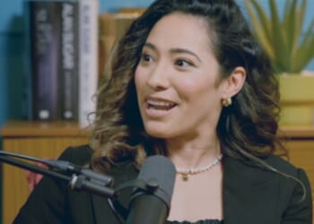 Karen Hauer is all smiles as she returns to TV days after devastating Strictly axe