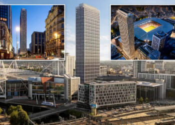Incredible plan for skyscraper set to be 2nd tallest outside London with stunning view over one of UK's biggest stadiums