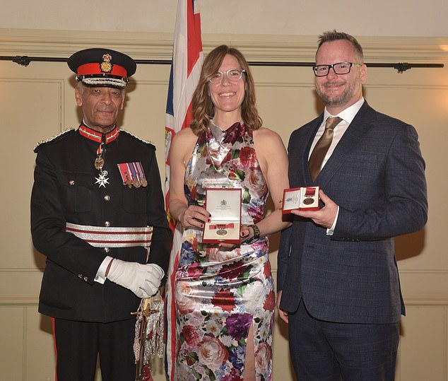 Katie and Alan were awarded British Empire Medals for their contributions to financial education