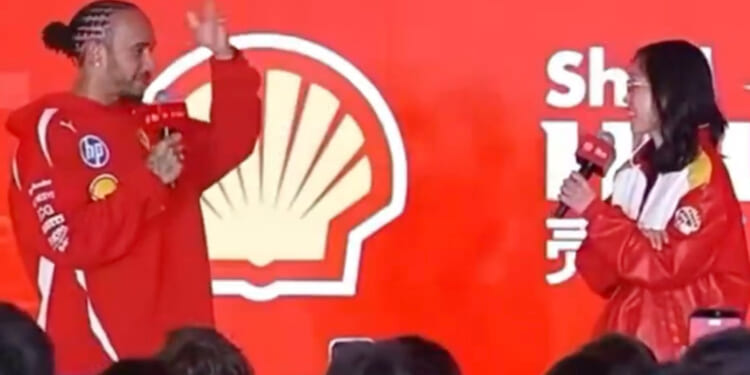 'Why him?' - Lewis Hamilton left baffled by bizarre video message from British TV icon as he admits 'that was strange'