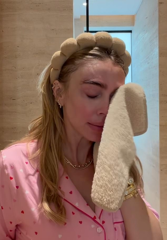Socialite Petra Ecclestone cried as she described explosions before, describing how 'grateful' she was for 'how much Dubai puts safety first — and how welcomed and safe it has made us feel'