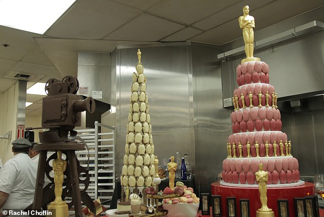 Guests will celebrate Hollywood's biggest night with towers of macarons topped off with an Oscar trophy
