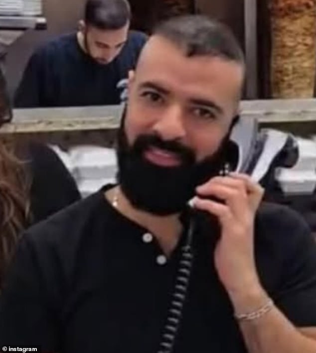 Ghazali worked at Hamido, a popular Middle Eastern restaurant in Dearborn Heights, Michigan. He is seen inside the eatery, smiling at customers while manning the phones