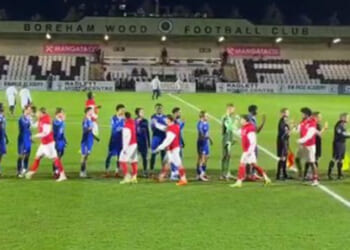 Arsenal U21 clash plunged into chaos as match is delayed while announcer makes very unusual request