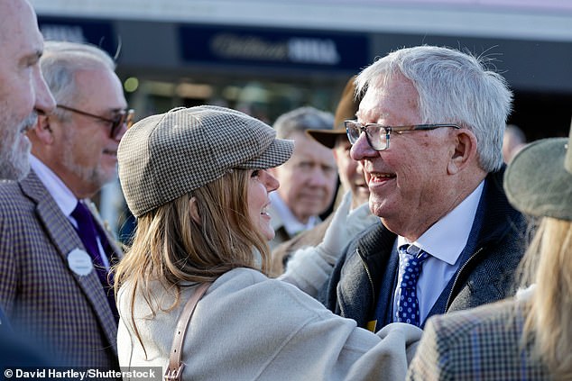 The couple later rubbed shoulders with Manchester United legend Sir Alex Ferguson