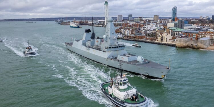 Farce as HMS Dragon warship spent three DAYS bobbing about in Channel after being ordered to defend Cyprus
