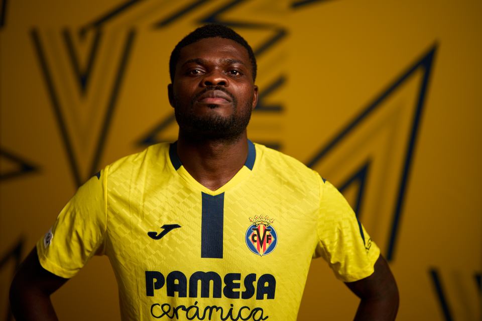 Thomas Partey of Villarreal CF poses for a portrait.