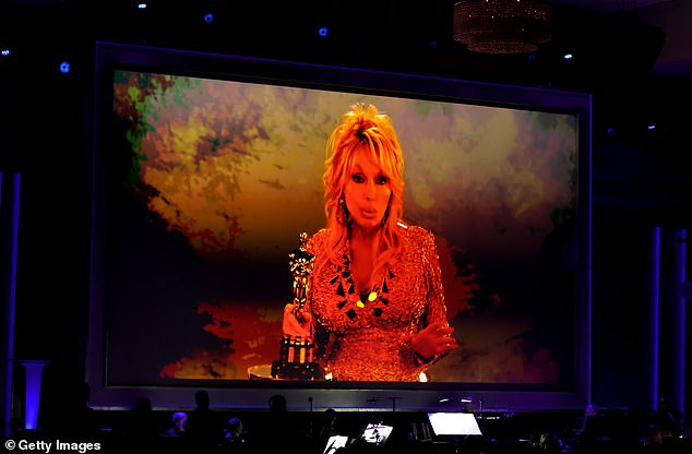 The songstress has missed events in recent months, such as the Governors Award where she virtually accepted an honorary Oscar in the form of The Jean Hersholt Humanitarian Award (seen above)