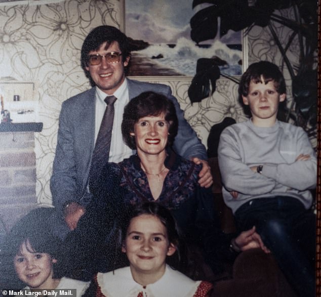 The Marston Family (back row from left): Ken Marston, wife Mary, son Neil. (front row) Jo and Andrea