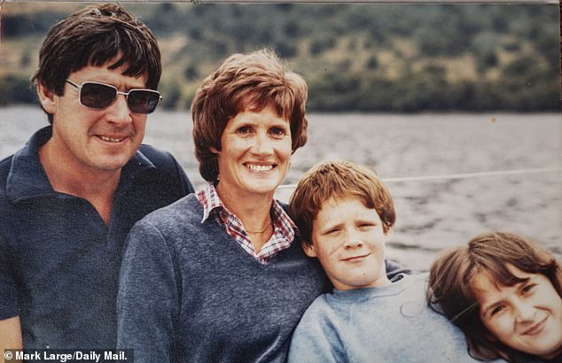 Mr and Mrs Marston with Neil and Andrea. Mrs Marston died without closure six years ago aged 80