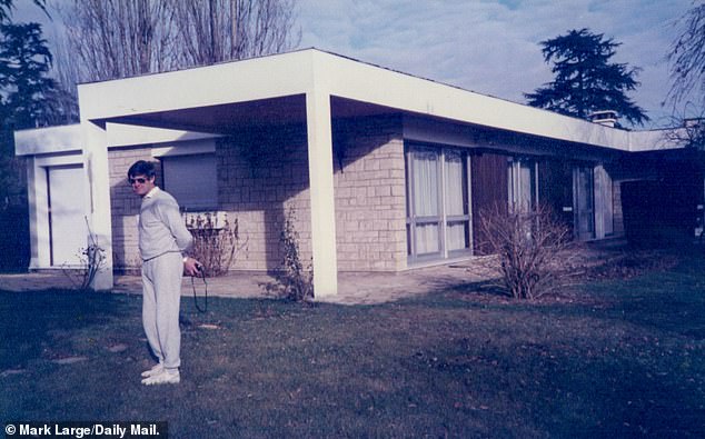 Mr Marston by his house in Lyon. He had installed his family in a stylish, single¿storey villa in an affluent Lyon suburb, and built a pool in the grounds