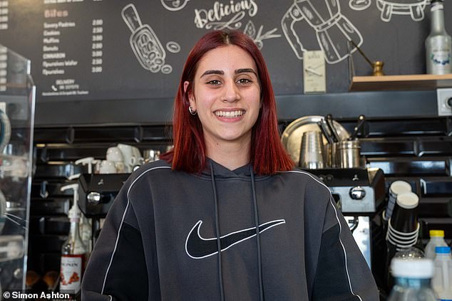 Elizabeth Toumazou, 21, who works at a cafe, describes the feelings towards Britain now as ¿complicated¿