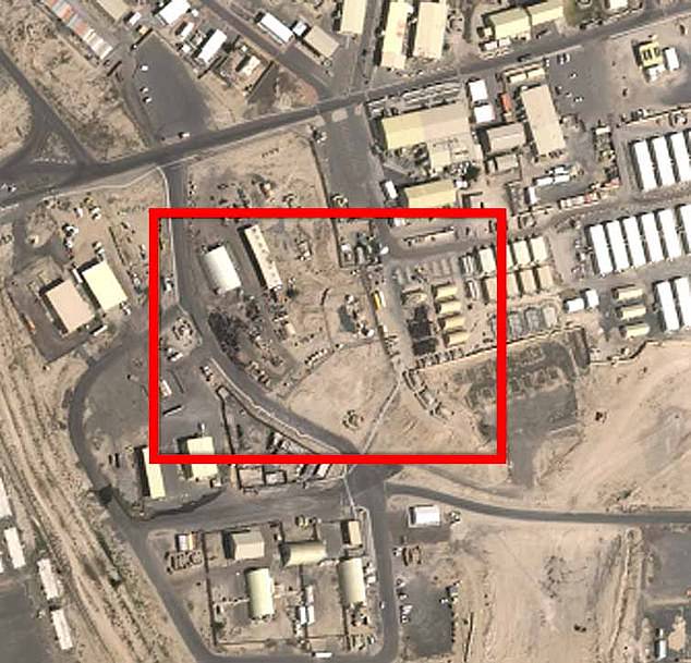 Damage can be seen in satellite pictures after Iran attacked the base in retaliation for US-Israeli strikes