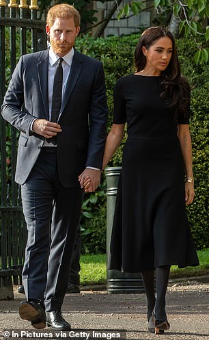 Harry and Meghan held hands