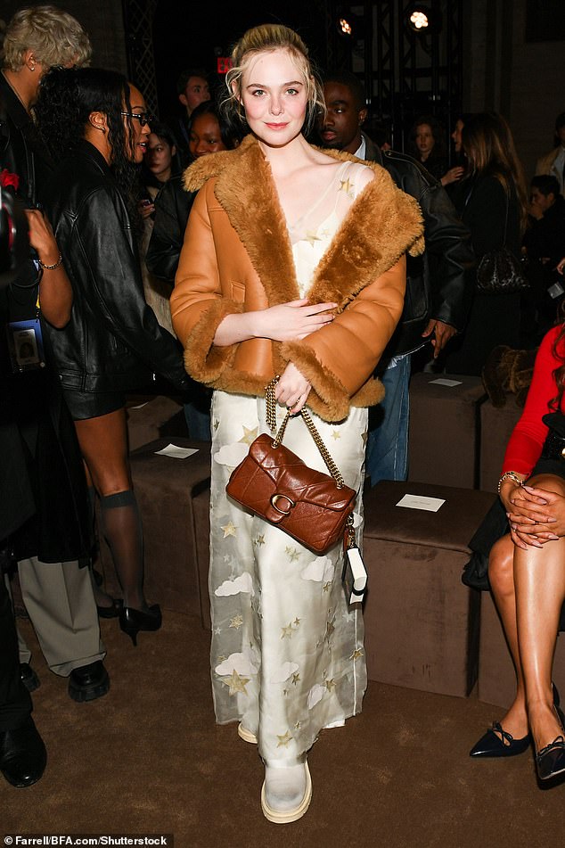 Elle shockingly claimed she missed out on a movie role aged 16 because she was deemed 'unf***able' (pictured in February)